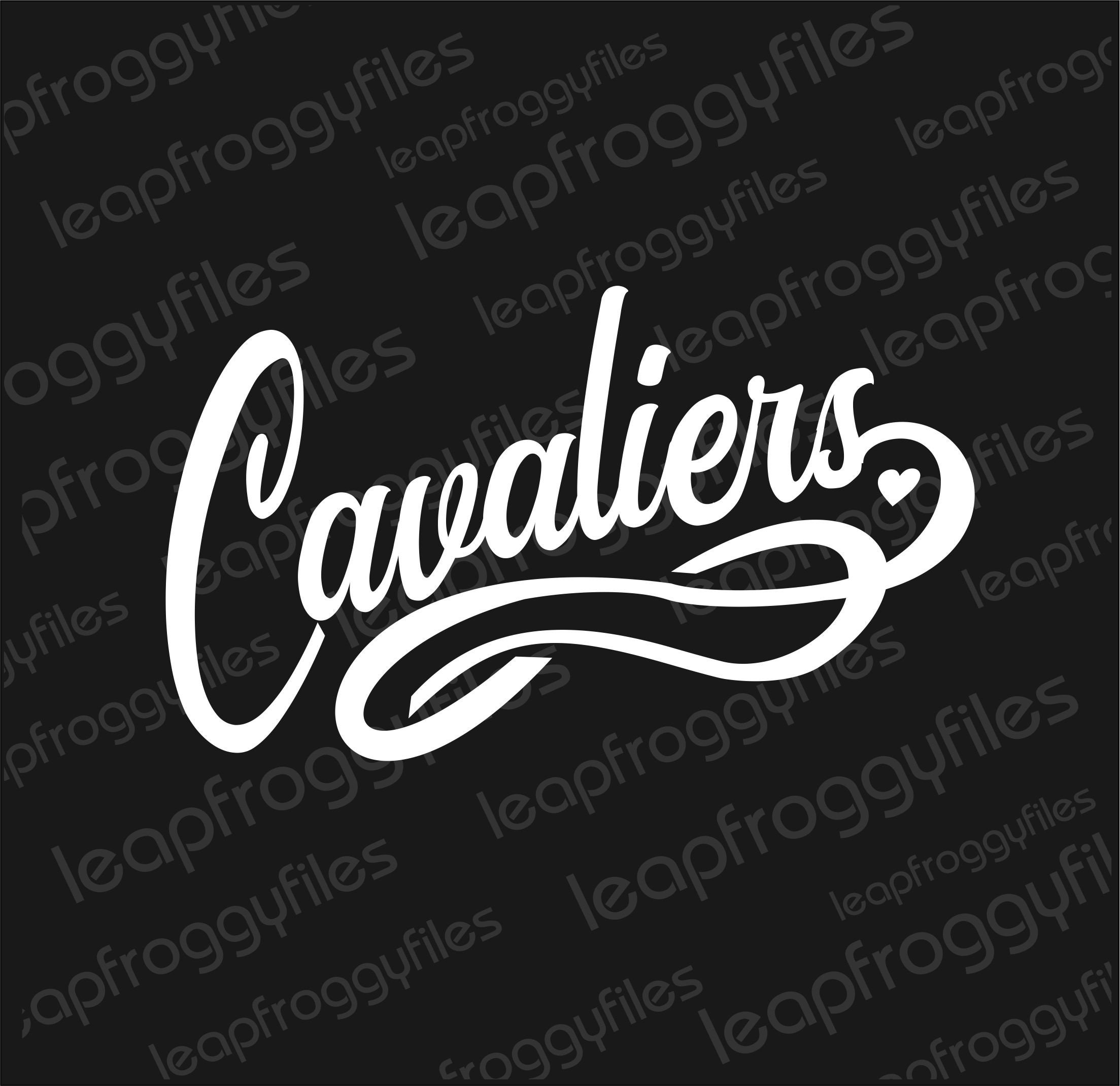 Cavaliers Mascot Swirly Design svg/Cavaliers School Mascot/Cavaliers Travel Ball Team/ High School Middle School Elemen Mascot Mom svg/Shirt