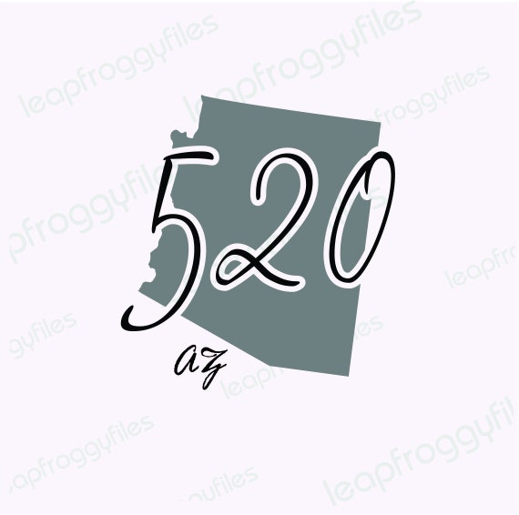 arizona-520-area-code-520-svg-file-svg-png-eps-dxf-arizona-etsy