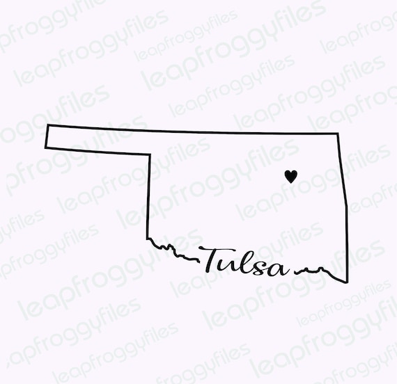 City of Tulsa Oklahoma Svg File/tulsa Oklahoma Pride/state of