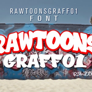 Rawtoons Graffiti Font - Bubble Letters