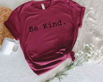 Be Kind tshirt svg, be kind svg, minimalist svg, digital download, commercial use