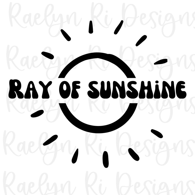 Ray of Sunshine Svg, Toddler Shirt Svg, Womens Shirt Svg, Toddler Girl