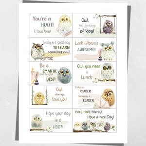 PRINTABLE Notes for Kids | School Lunchbox Notes | Bedside Notes | Print at Home INSTANT DOWNLOAD