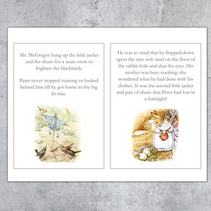 Tired Peter Rabbit PETTER RABBIT Story Telling Flashcards, 5x7