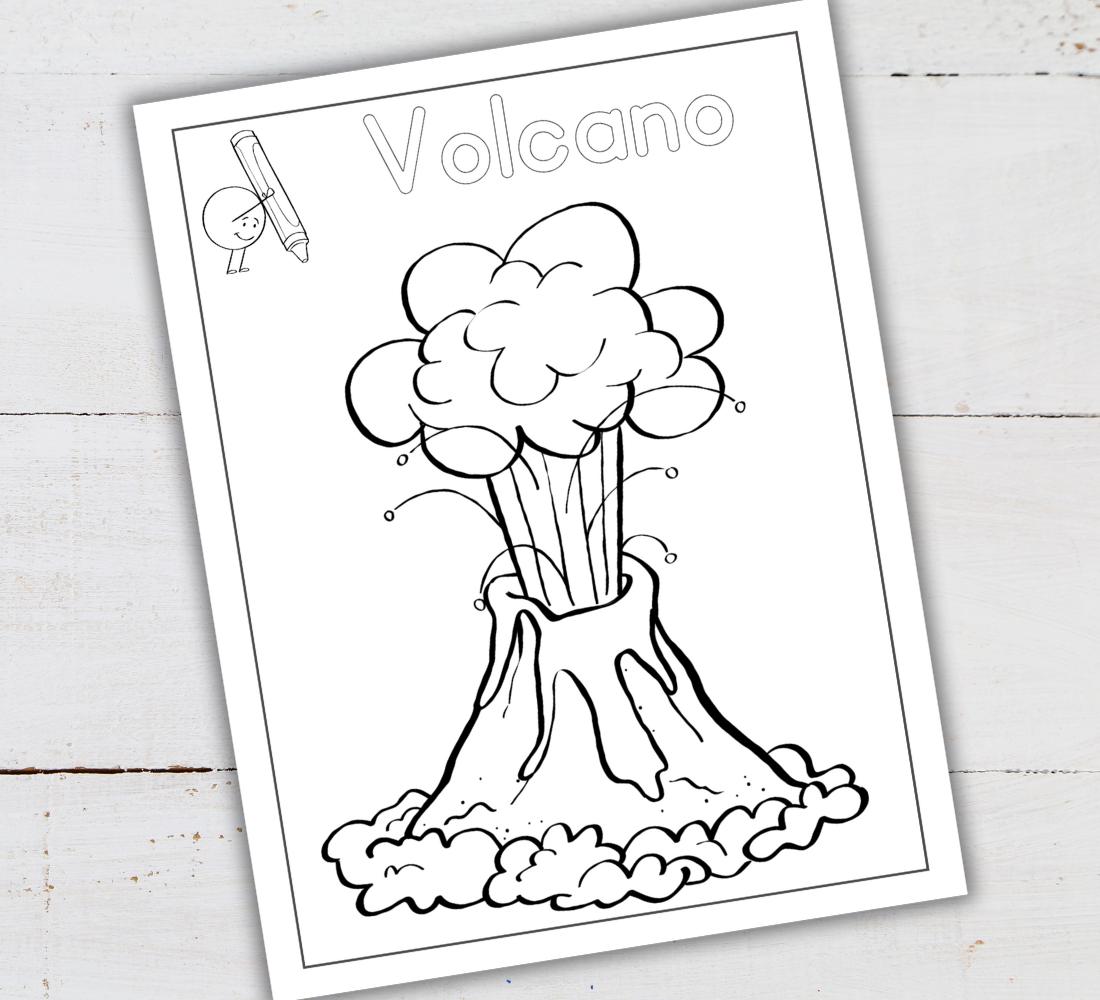 VOLCANO Mini Unit Study (printable PDF) - Etsy