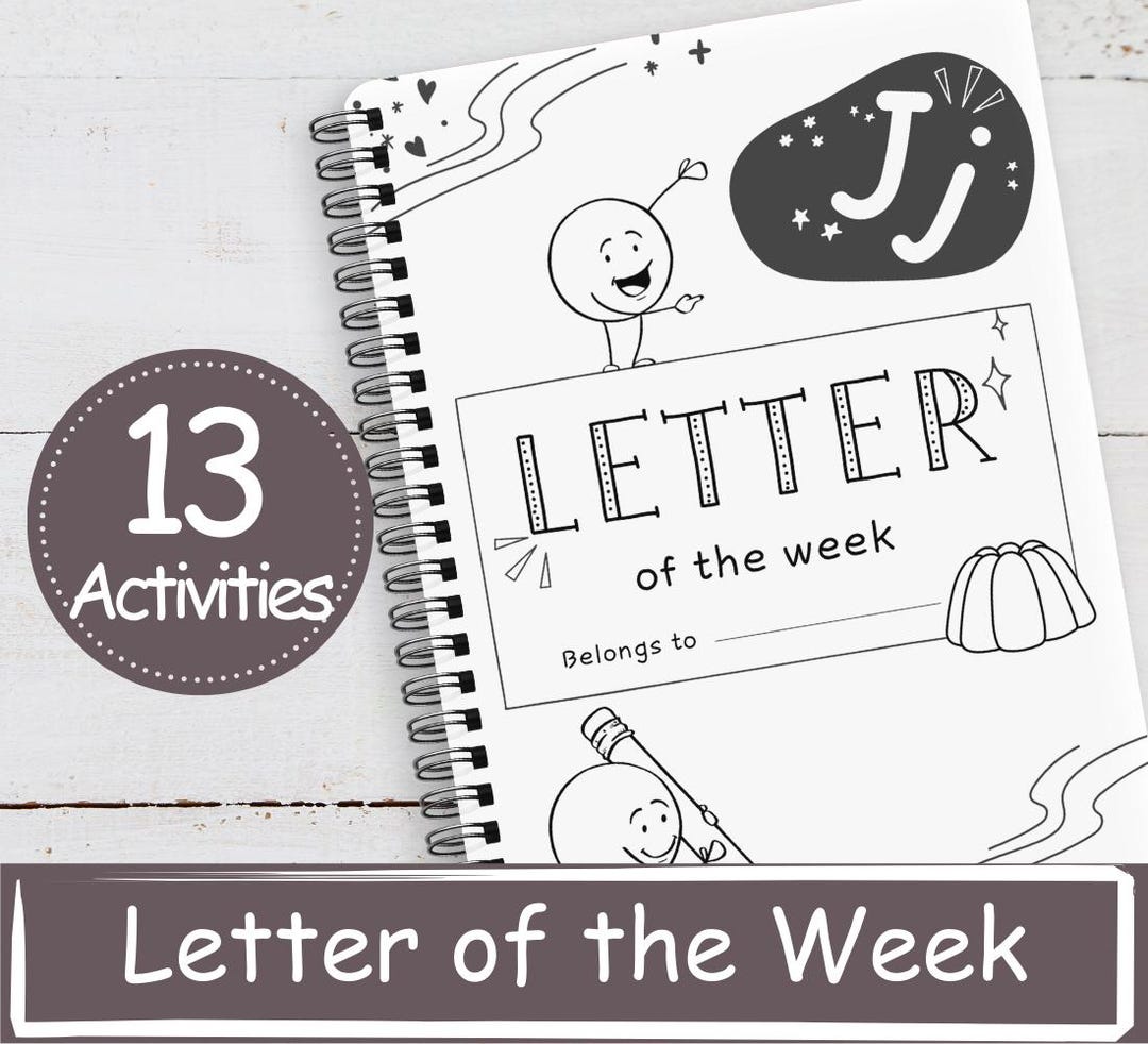 Letter of the Week: Letter J Learning Activities (printable) - Etsy