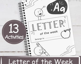 Letter of the Week: Letter A Learning Activities (Printable)