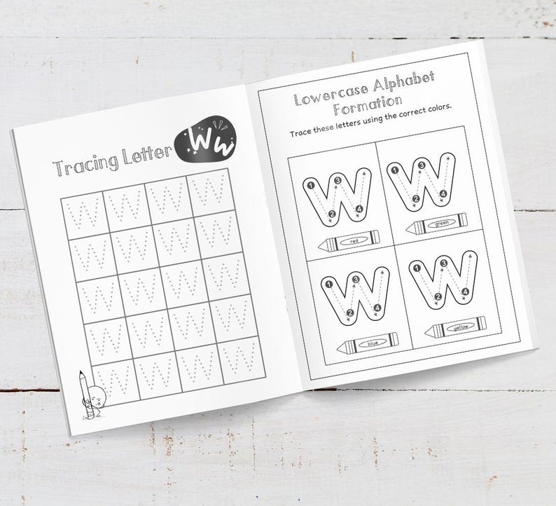 Letter of the Week: Letter W Learning Activities (printable) - Etsy