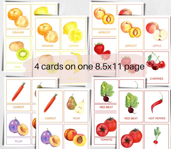 Tarjetas De Acuarela Con Verduras Página 20 | Imágenes De Frutas Y