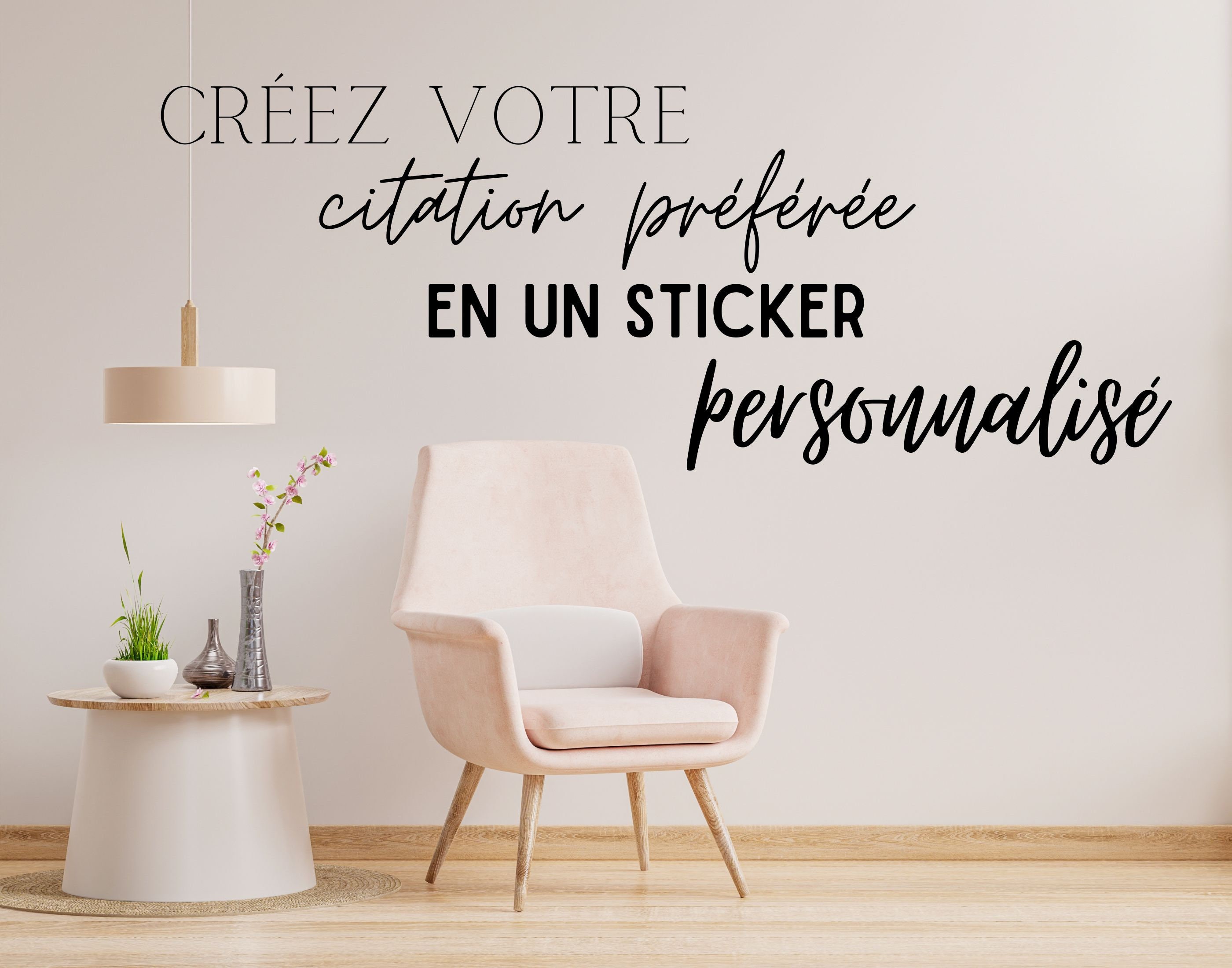 Sticker mural salon -  France