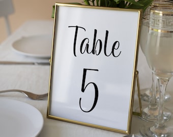 Sticker Numéro de Table - Numéro de Table Mariage - Décoration de Table Mariage - Accessoires Mariage - Plan de Table