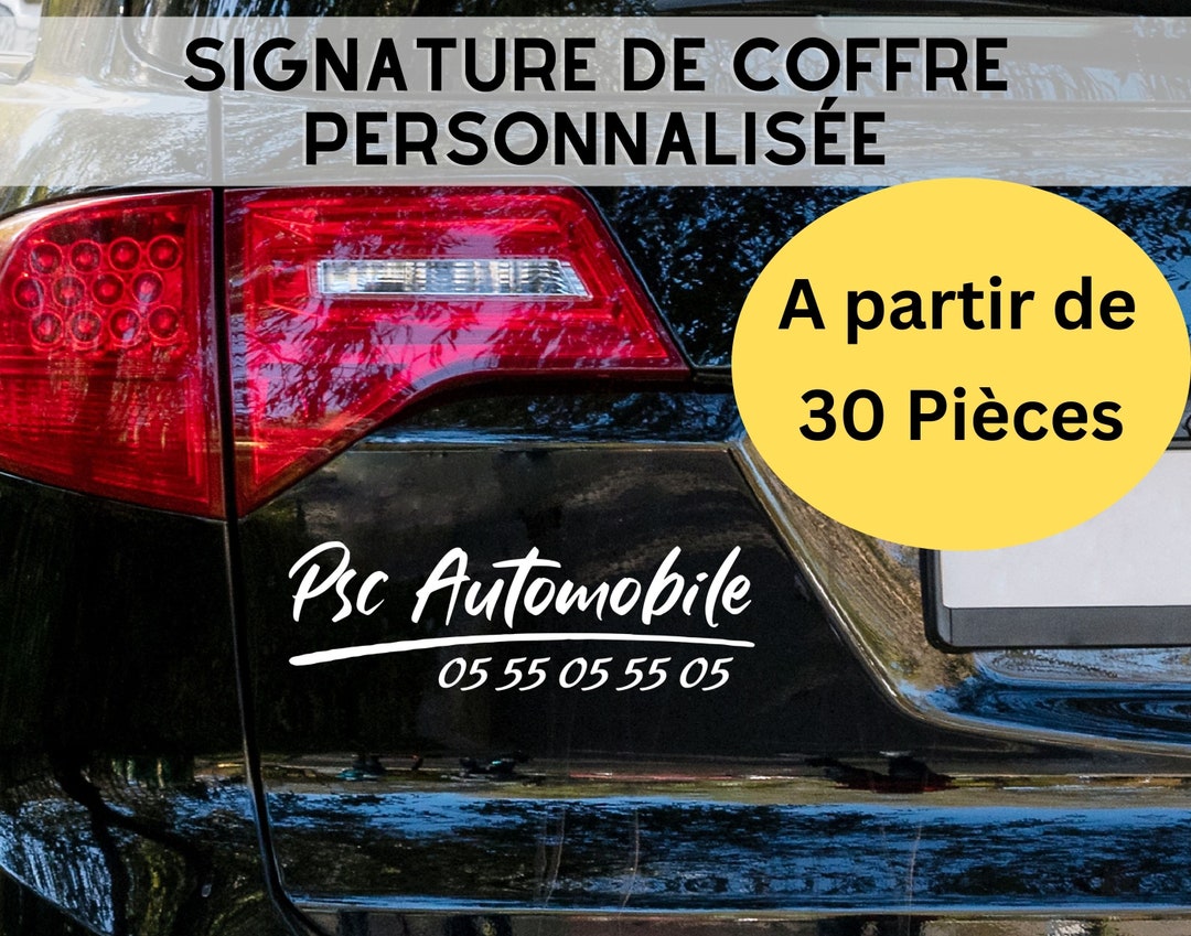 Vehicle Marking Trunk Signature Auto Trunk Signature Etsy