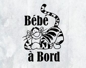 Sticker Sticker For Car Winnie The Pooh Baby On Etsy