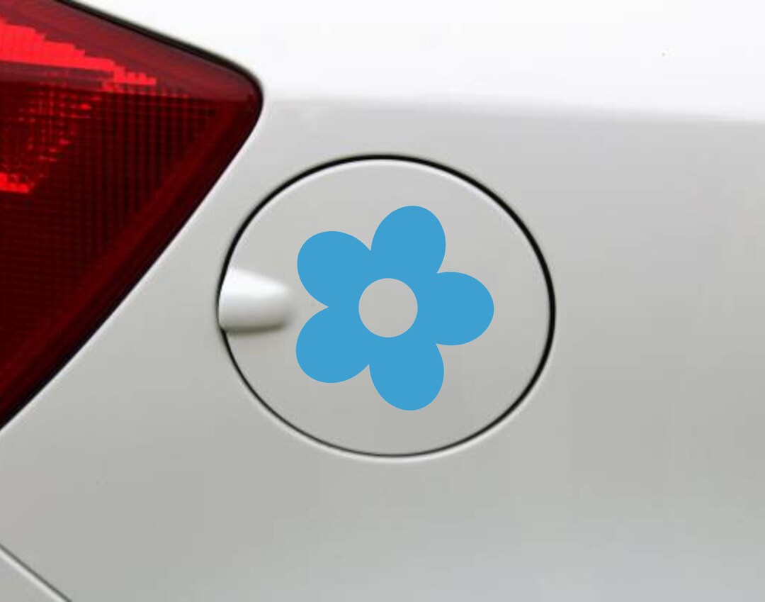 Flower Car Sticker, Flower Sticker, Car Stickers, Car Gasoline Sticker