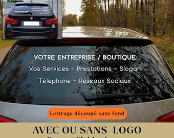 Pegatinas personalizadas para coche, pegatinas para vehículos de empresa, pegatinas para ventanillas, letras adhesivas para tiendas, boutiques, restaurantes y bodas.