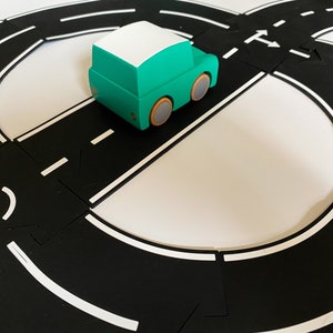 Puzzle roads for toy cars and for toy garages with toy bridges - Portugal