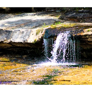miniature waterfalls
