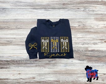Custom Embroidered School Sweatshirt