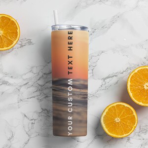 Custom Tumbler with straw, Personalized photo tumbler, personalized photo and text tumbler, Custom tumbler, Cute Tumbler with straw