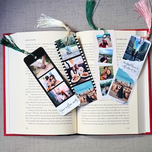 Customized Metal Bookmarks, Custom photo bookmarks, Personalized Bookmarks for Book Lovers, Book lover gifts, Personalized Tassel Bookmark
