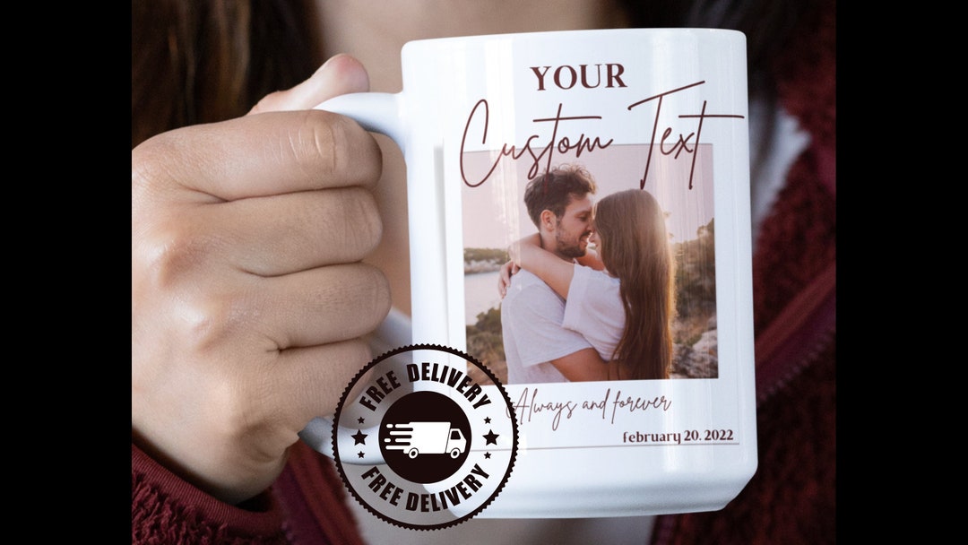 Custom Personalised Photo Coffee Mug – Printed With Your Image, Perfect Gift For All Occasions (Concept Graphics)