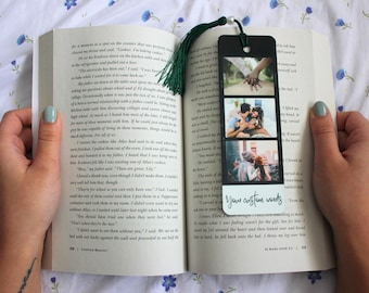 Personalized Bookmarks, Custom metal bookmarks, Bookish bookmarks, Book accessories, Cute metal bookmarks, metal bookmarks with tassel