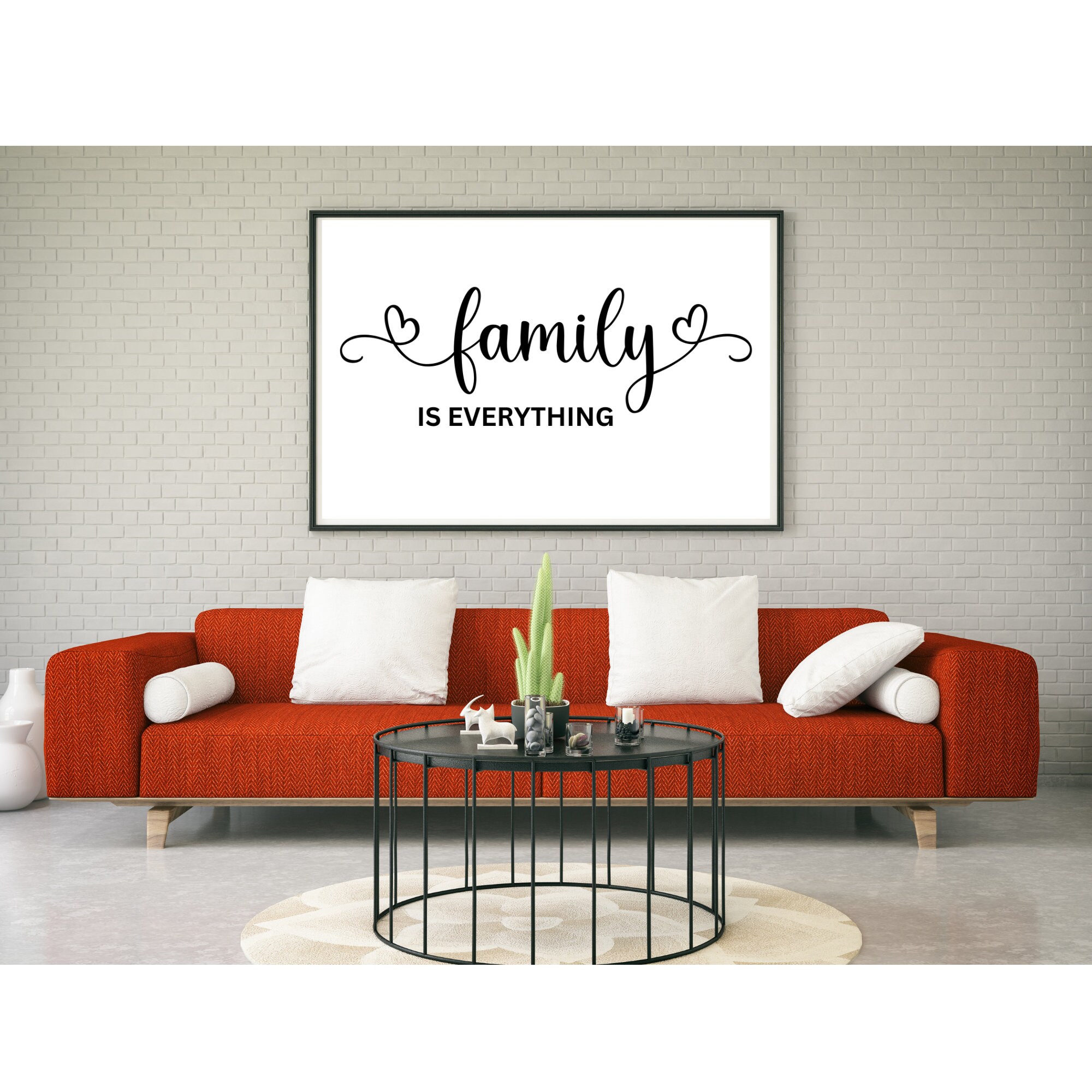 Family is Everything Digital Wall Art, Family Printable Wall Art ...