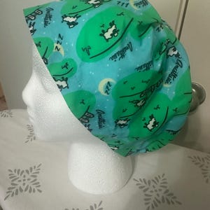 Jumping Fences Sheep Anesthesia Style Scrub Hat - Animal Surgical Hat - Scrub Cap - Scrub Hat -  -Surgical Scrub Cap-Healthcare Worker