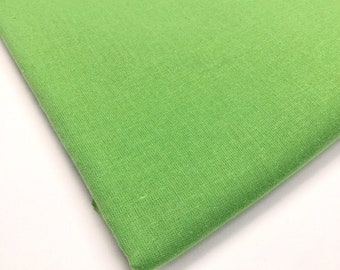 Plain Cotton fabric 150cm wide, Apple Green Fabric, Craft Fabric, Fabric for Crafts