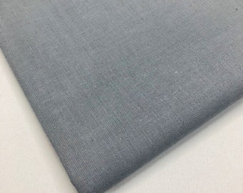 Plain Cotton fabric 150cm wide, Dark Grey Fabric, Craft Fabric, Fabric for Crafts