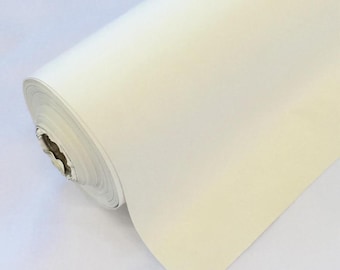 3 Pass Blackout Thermal Lining Ivory, Curtain Fabric, Craft Fabric, Upholstery Fabric, Cotton Fabric, white Fabric