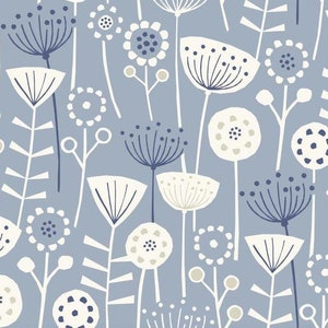 Fryetts Bergen Blue, Curtain Fabric, Craft Fabric, Upholstery Fabric, Cotton Fabric, Blue Fabric