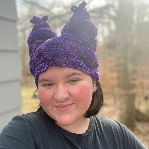 Chowder Hat Crochet Beanie Cartoon Cosplay Hat Etsy