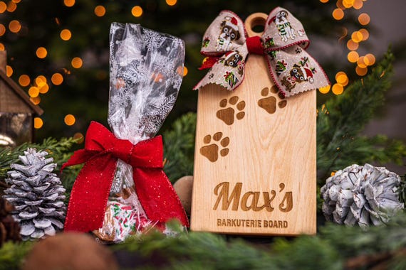 Dog Barkuterie Board · Personalized Maple or Cherry Treat Board