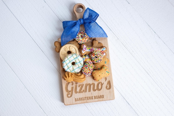 Dog Barkuterie Board · Personalized Maple or Cherry Treat Board