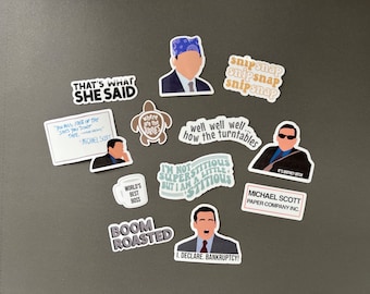Michael Scott Sticker Pack | The Office Stickers | The Office Gifts