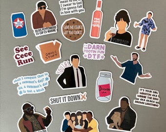 New Girl Stickers | Nick Miller | Jess Day | Schmidt | Winston | Ultimate New Girl Sticker Pack