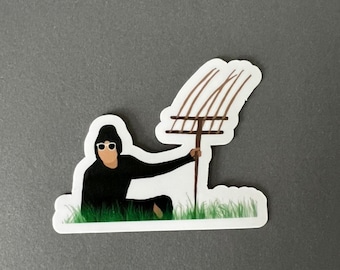 David Rose Sticker David on an Amish Farm Sticker Schitts Creek Stickers | Waterproof