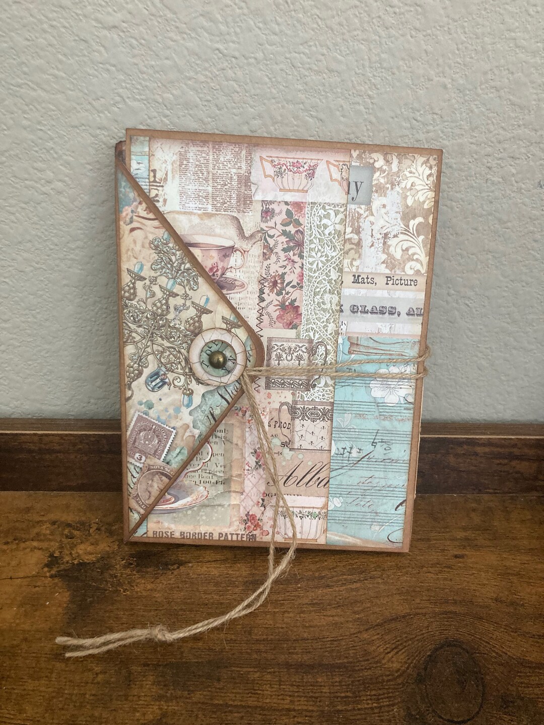 Handmade Junk Journal for Sale Unique Gift for Mom Gift for Grandma