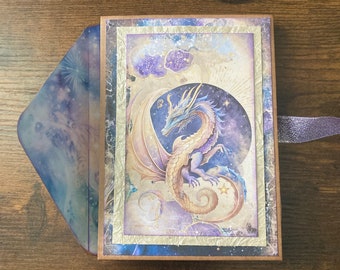 Handmade Junk Journal for Sale Dragons Fantasy Art Journals Dragon