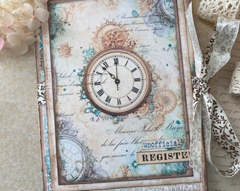 Steampunk Junk Journal, Steampunk Journal Handmade, Steampunk Notebook, Steampunk Journal, Steampunk Gifts, Unique Gifts for Steampunk