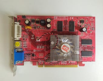 Vintage ATI Radeon 9200LE AGP Graphics Card 128MB (untested) - Etsy