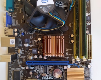 ビンテージ コンピューティングを再発見: Asus PKPL-AM SE マザーボード キット!