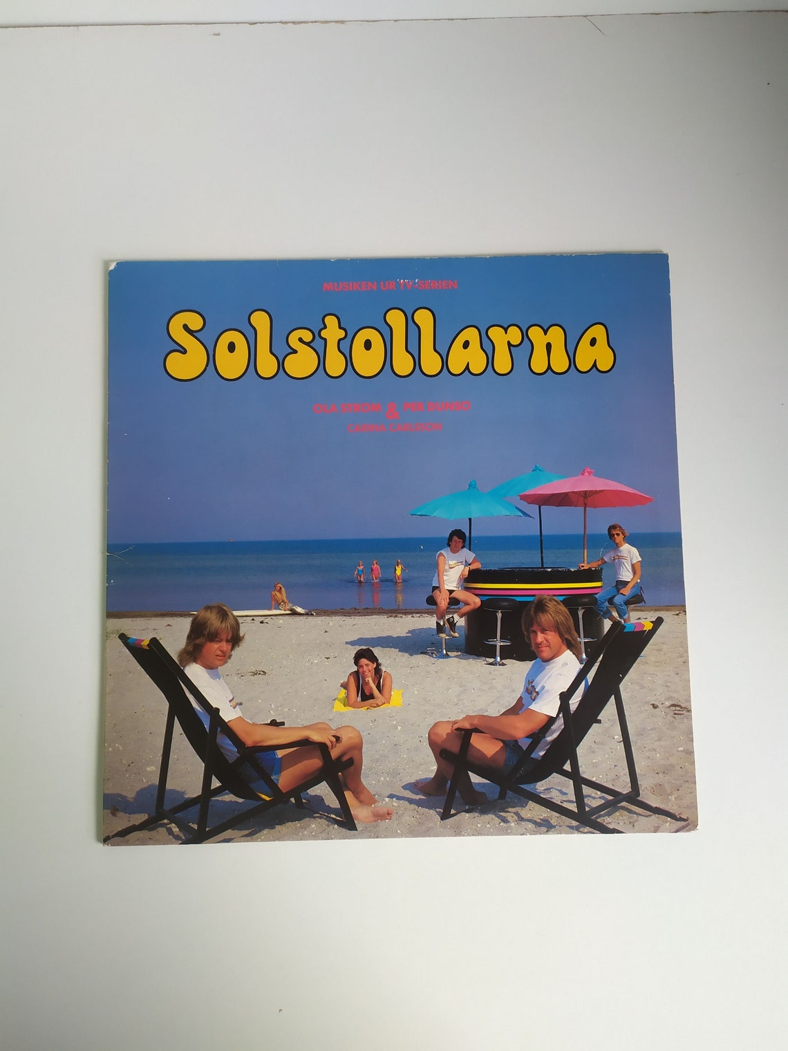 Solstollarna Swedish Music Band Vintage Vinyl Record 1985, foto 1 di 5