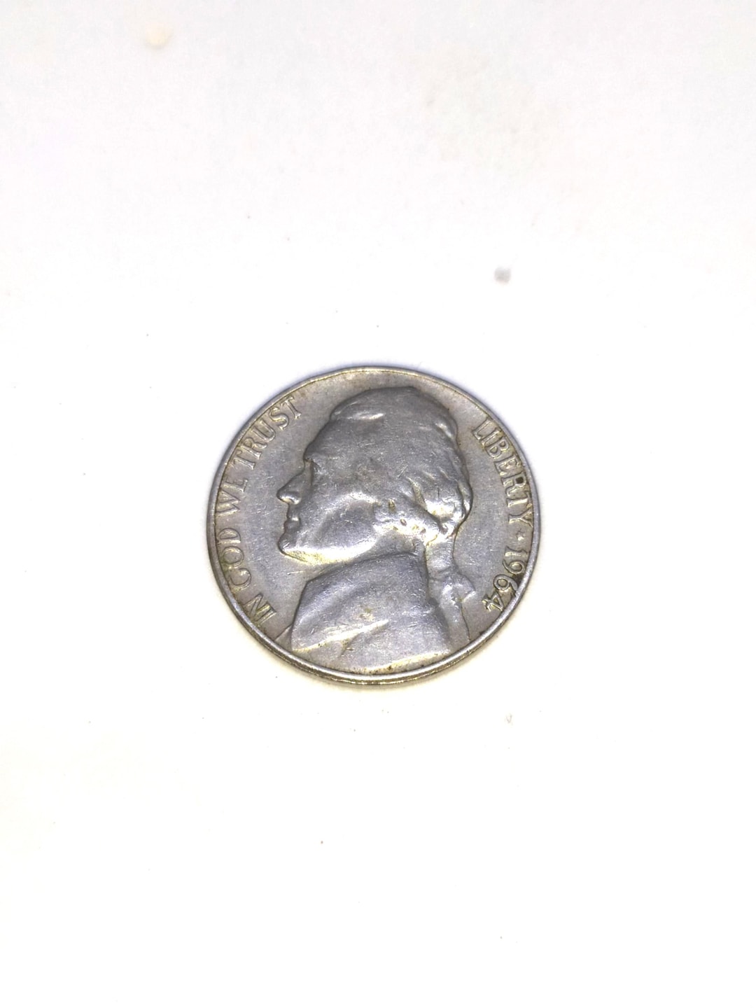1964年Dミント リバティニッケル - 希少なアメリカ合衆国5セント硬貨