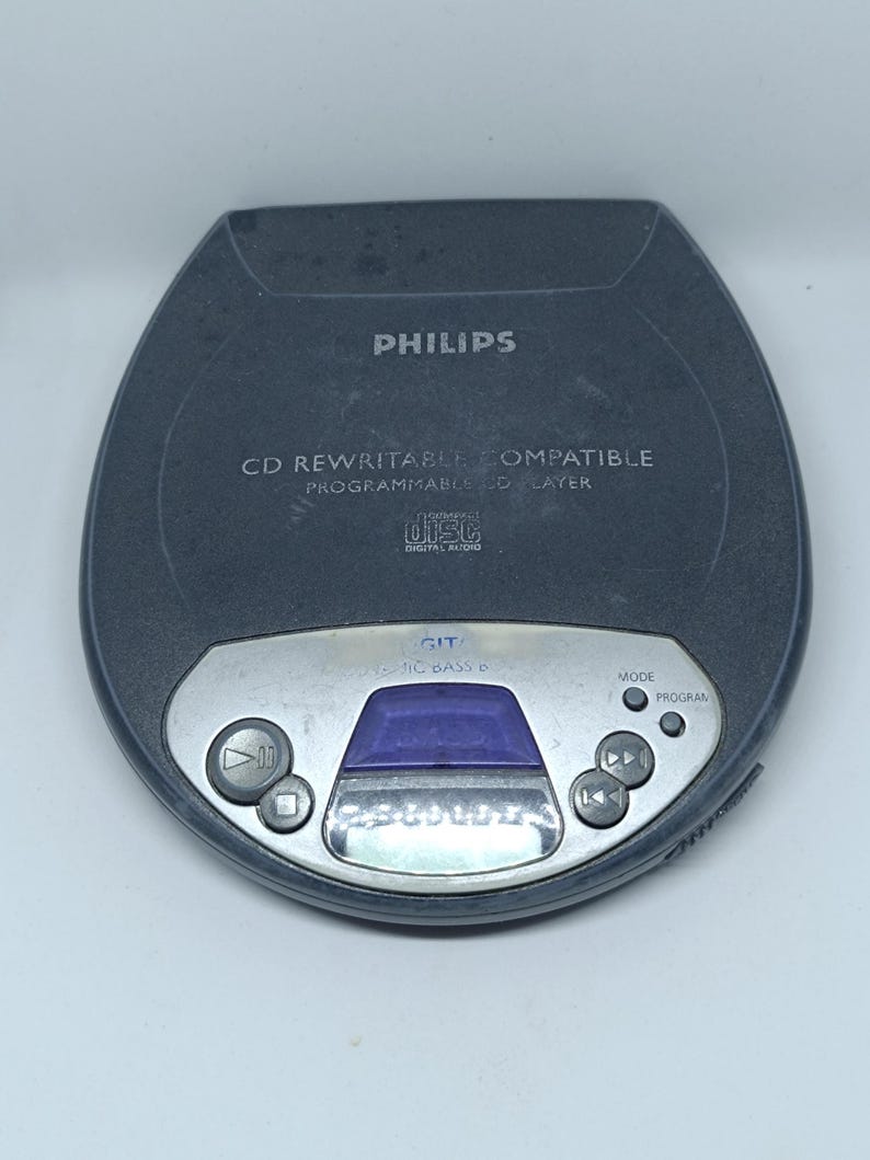 Philips Cd Vintage Philips Portable CD Player • Cd-rewritable Compatible • Dynamic ...