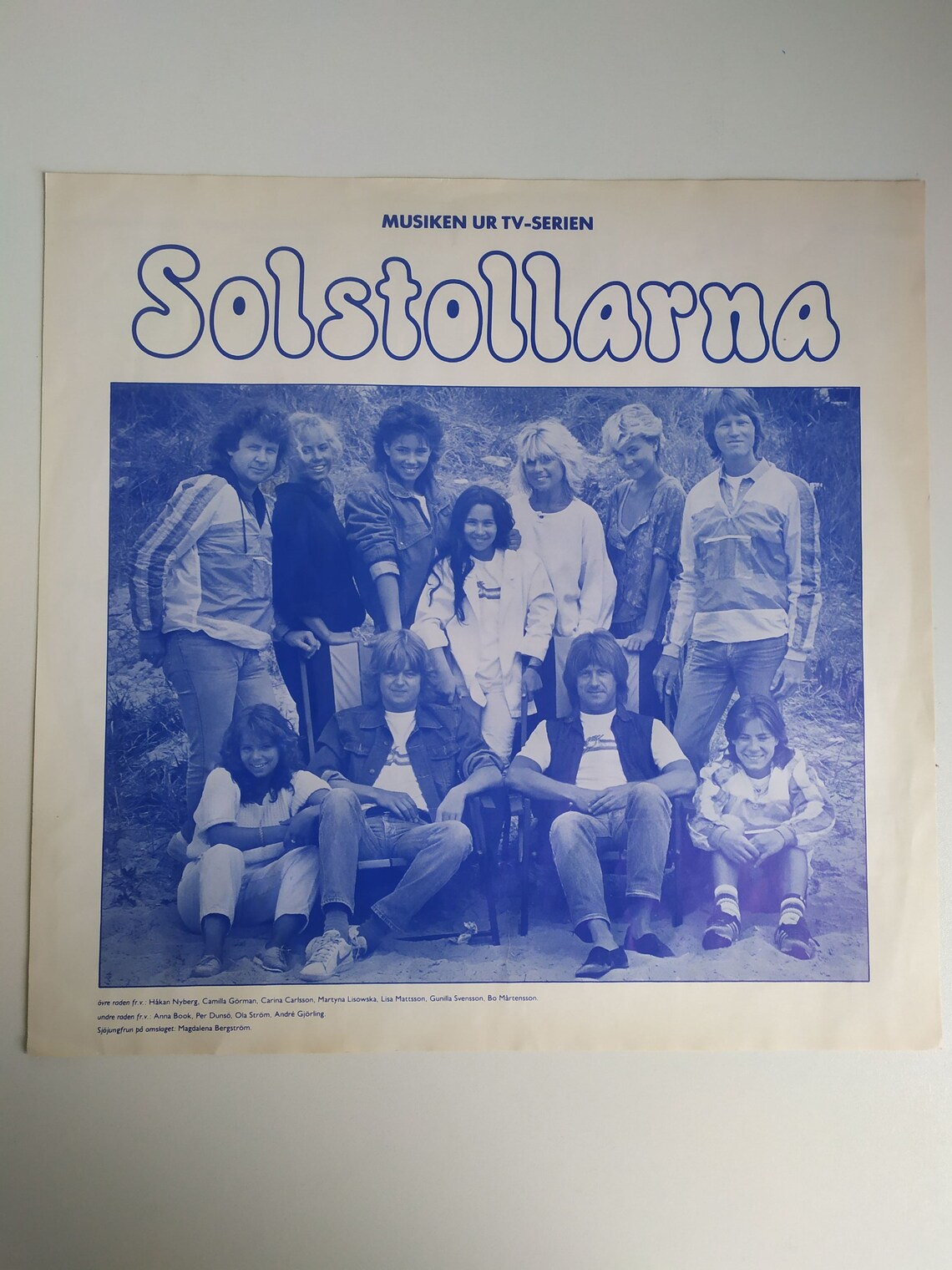 Solstollarna Swedish Music Band Vintage Vinyl Record 1985, foto 4 di 5