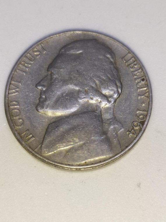 1964年Dミント リバティニッケル - 希少なアメリカ合衆国5セント硬貨