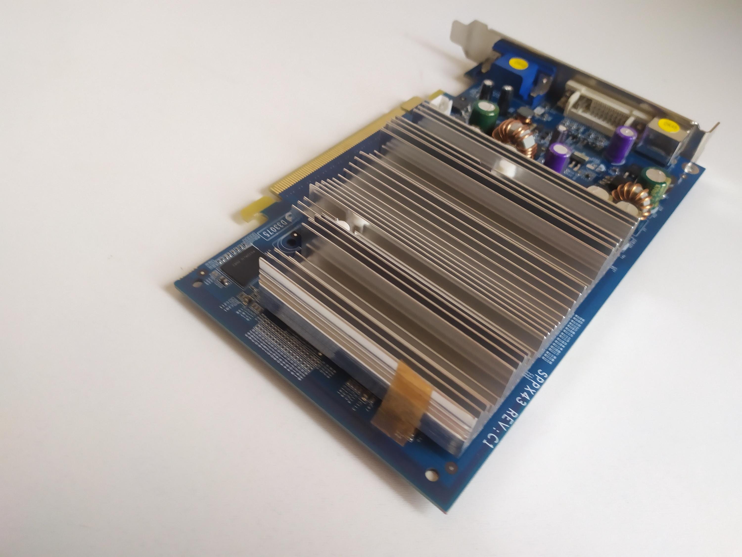 Vintage Geforce 6600 PCI-E Graphics Card - 256MB DDR2, DVI, HDTV
