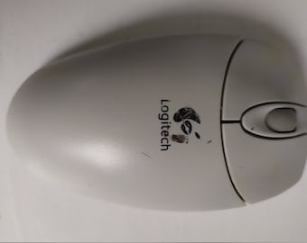Logitech Mouse M-S48a 4882A001 NOS Vintage, Collectible SN# HCA23003474, Rare Retro PC Accessory